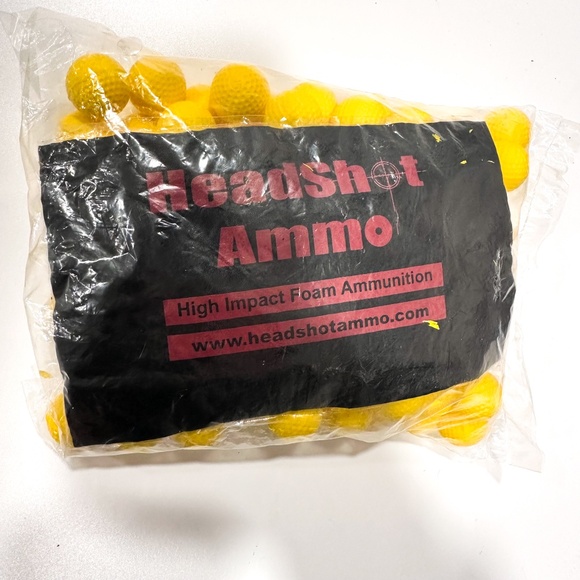 NEW 100 - Round Refill Pack for Nerf Rival Yellow Foam Ammo Round Size - Picture 3 of 5